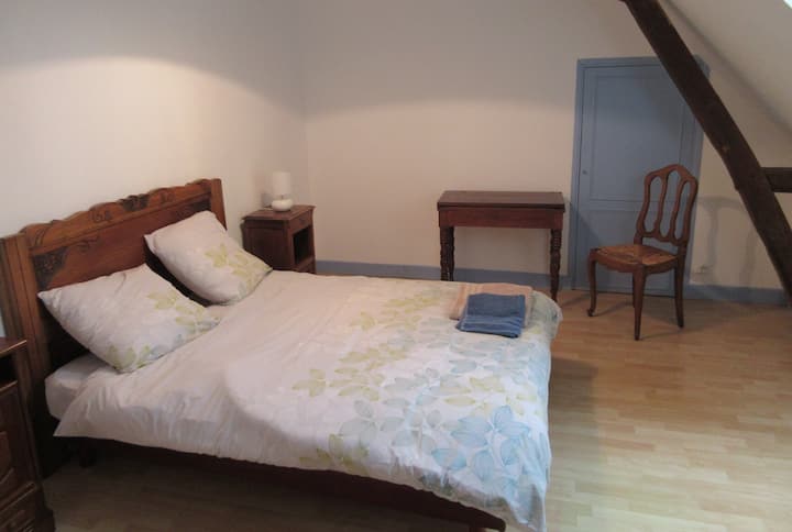 Eines der Schlafzimmer im Obergeschoss