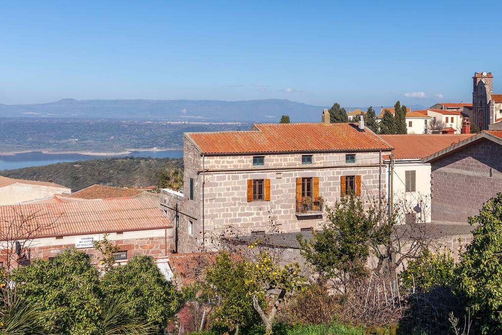 House as seen from the vegetable garden.