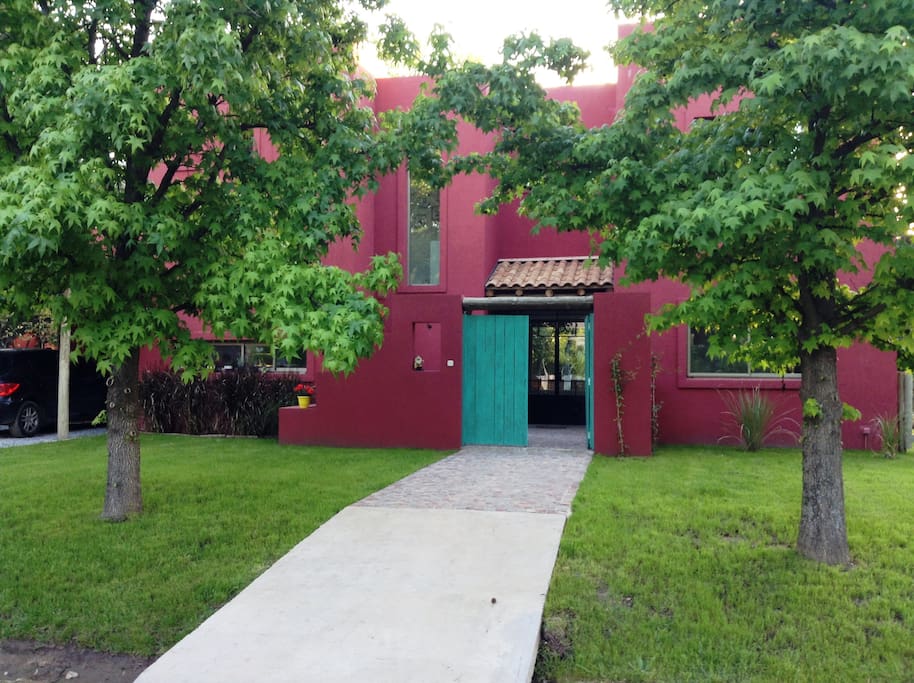 entrada de la casa