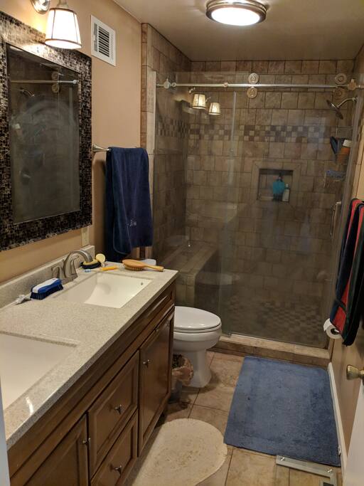 Bathroom. Shared with one other person.
