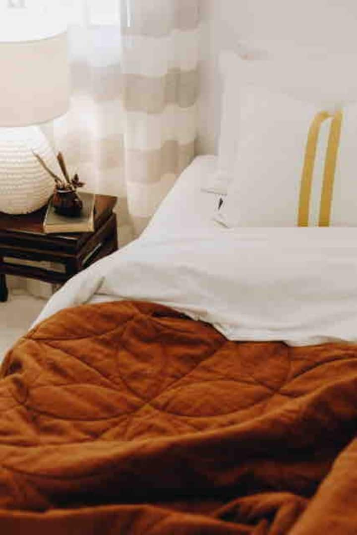 2 x single beds in second bedroom