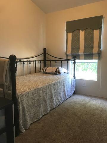 Cozy comfort room with almost private bathroom