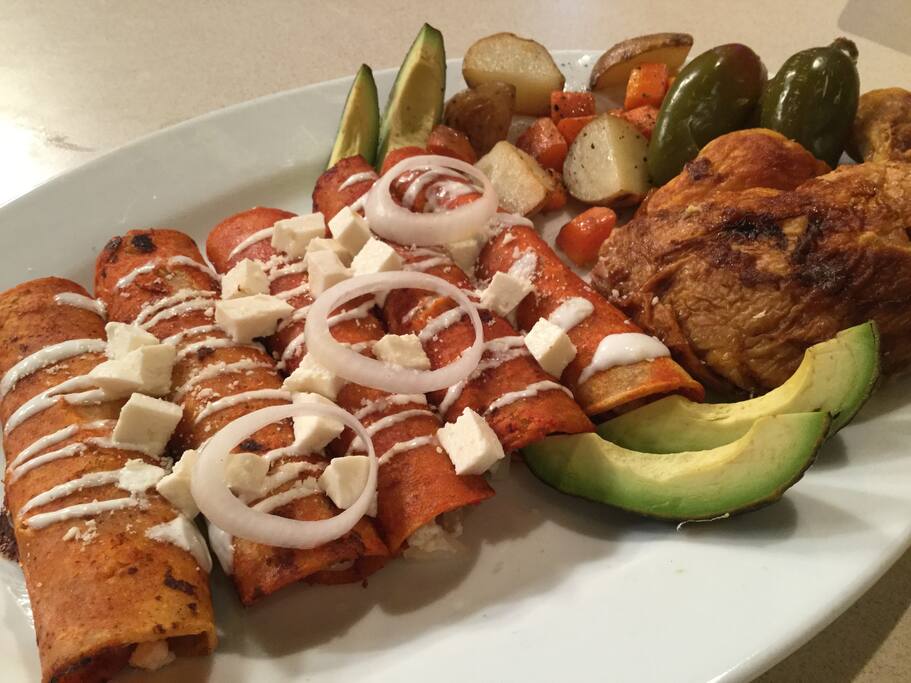 Traditional mining enchiladas