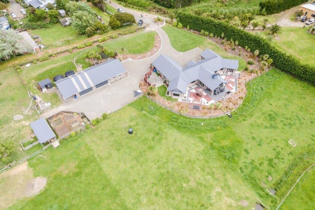 house and sheds