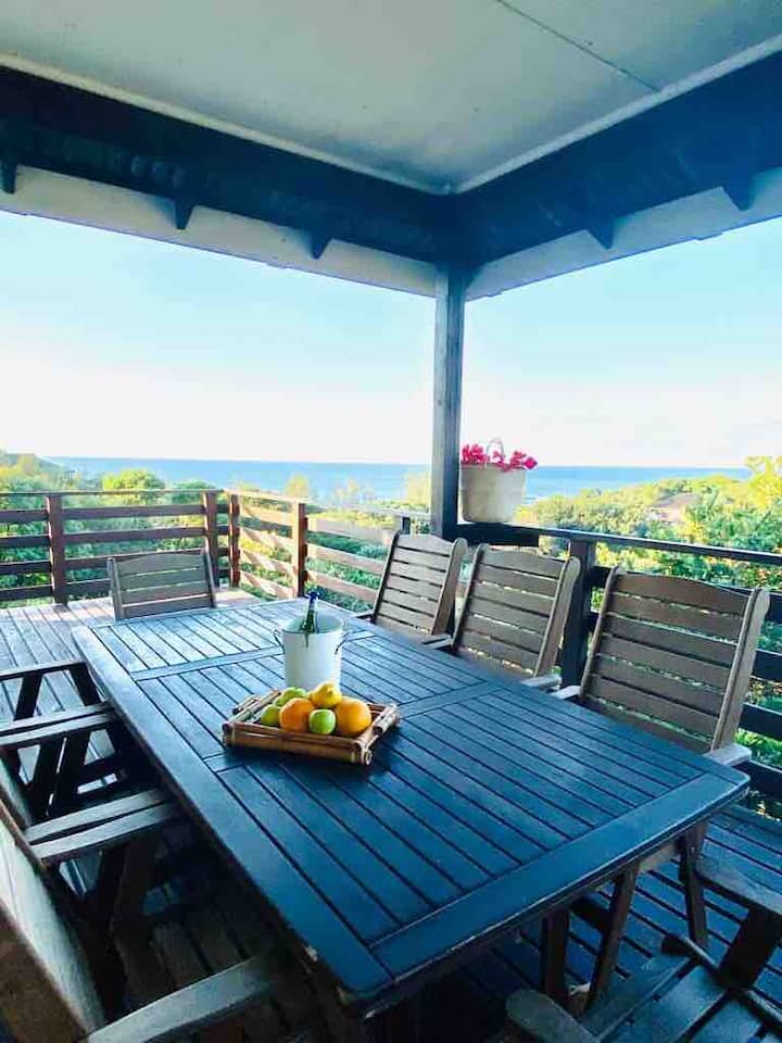 Seaview House Upstairs Deck Ponta do Ouro Houses for Rent in Ponta do