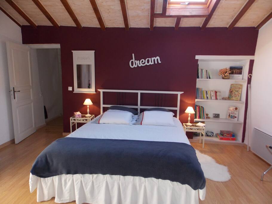 la chambre familiale
lit en 160