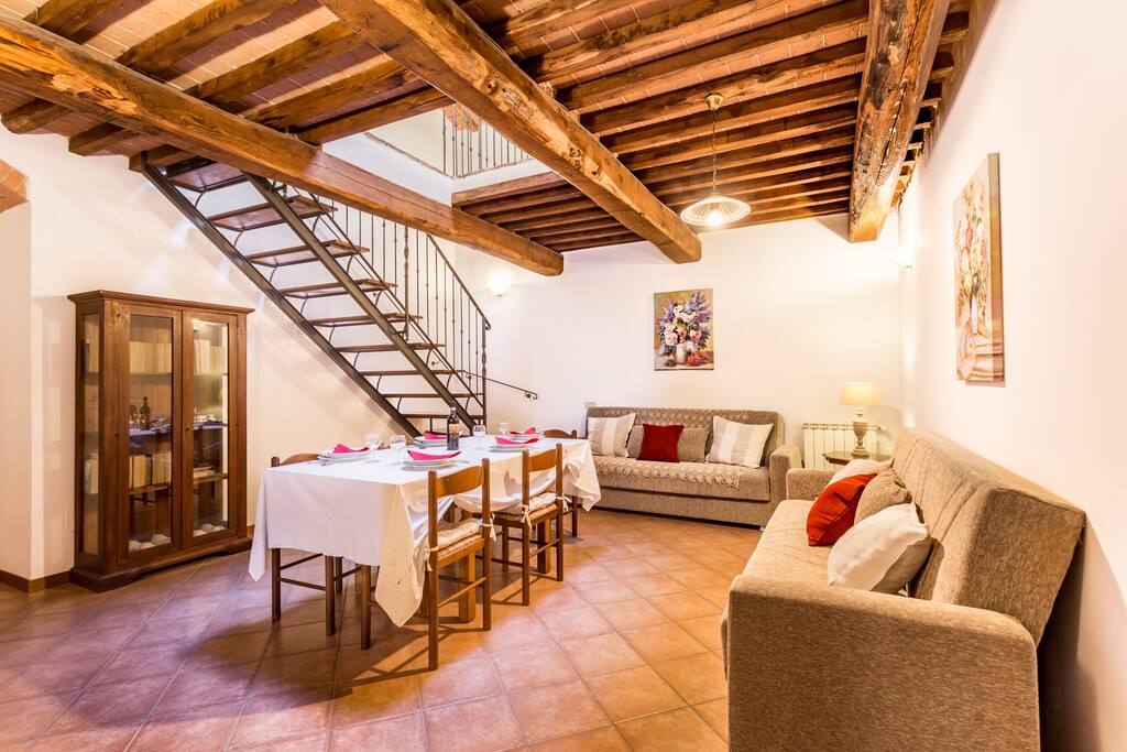 living room apartment Gelso Casa Podere Monti