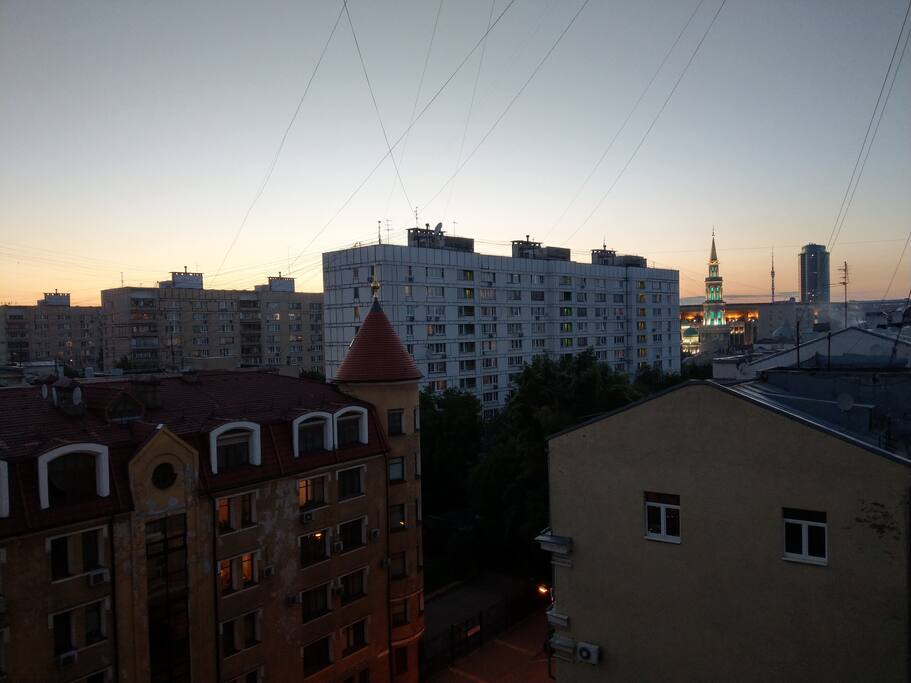 View to the north
