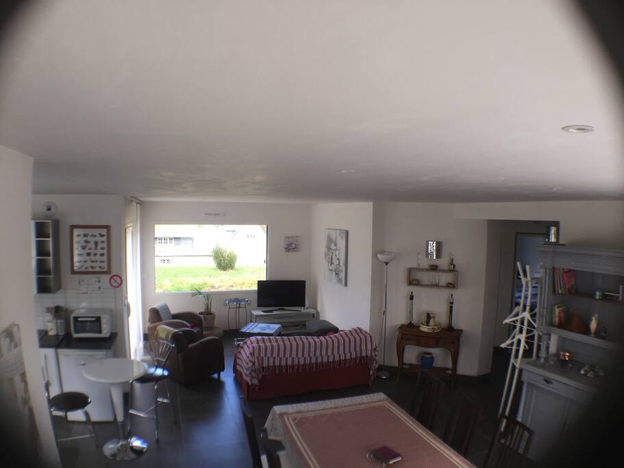 Salon sur vue dégagée