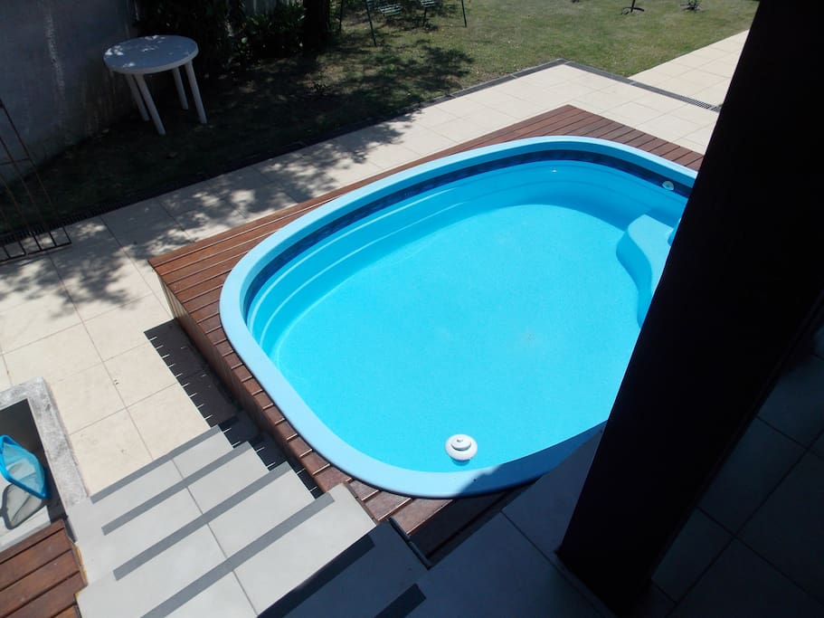 Piscina vista da varanda