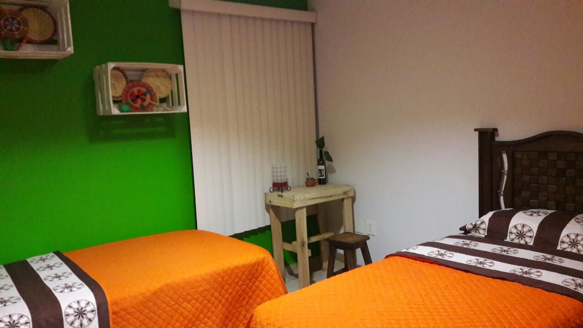 Izba Guateque s dvoma samostatnými posteľami