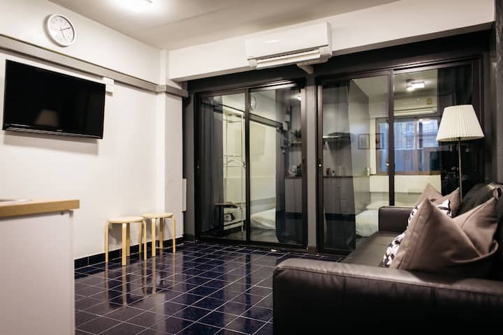 (T2) 2 Bedrooms 6 Guests Full Kitchen 1 Min To Bts - Bangkok