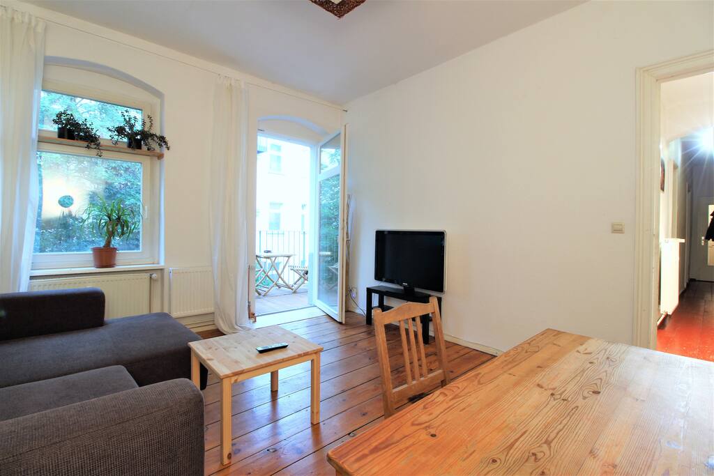 You can enjoy the evenings by watching a nice movie at the modern flat screen.