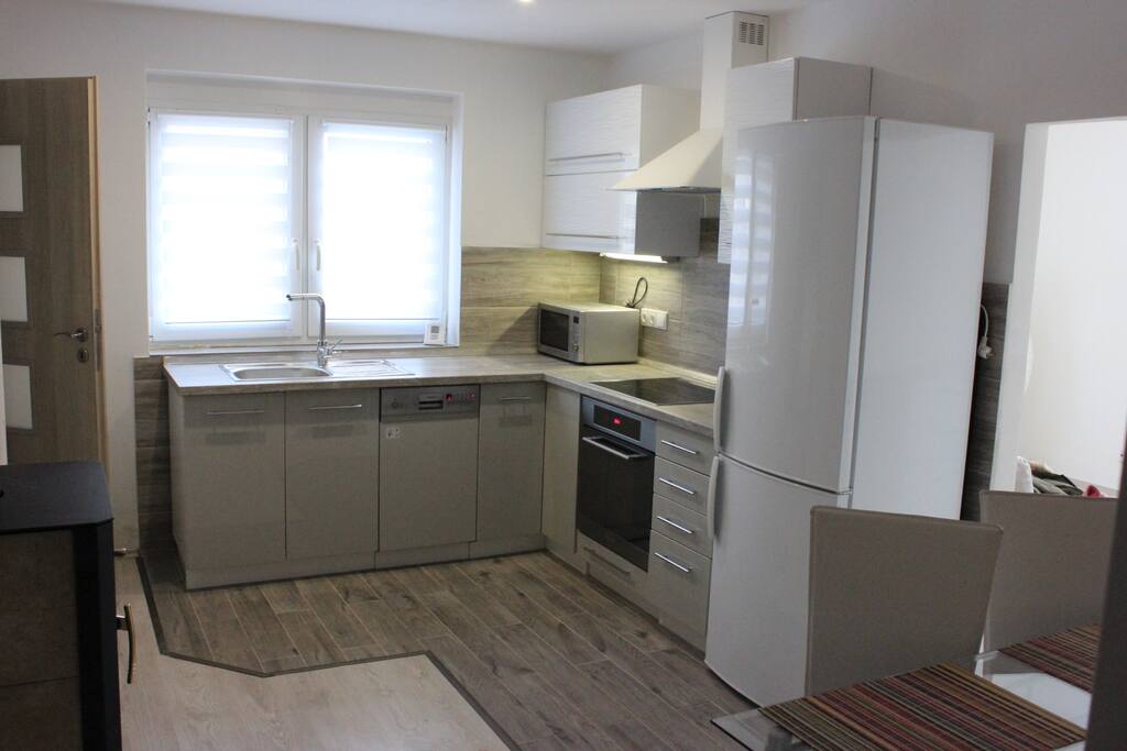 new kitchen unit including a dishwasher