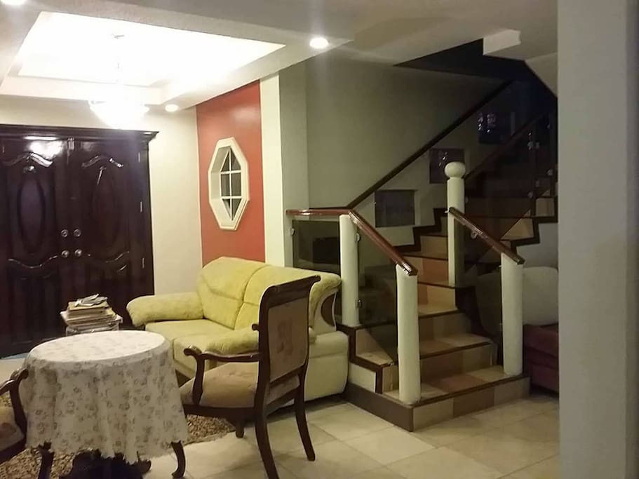 Staircase to rooms