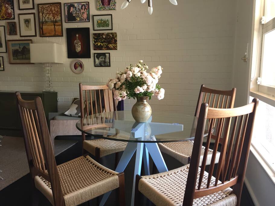 Wake up to breakfast in a light filled dining room