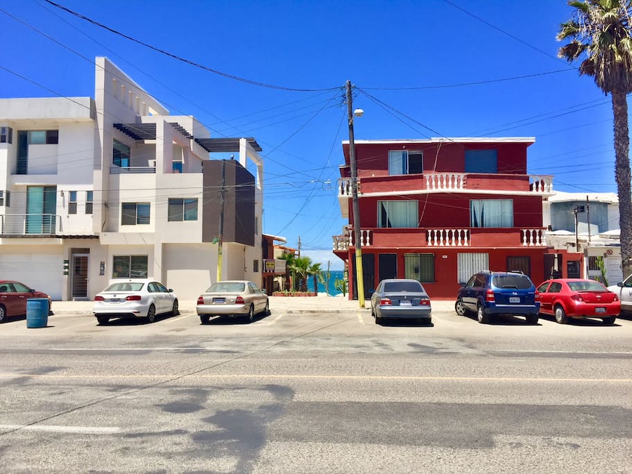 New ground floor apartment/condo available in Red building. Free street parking.