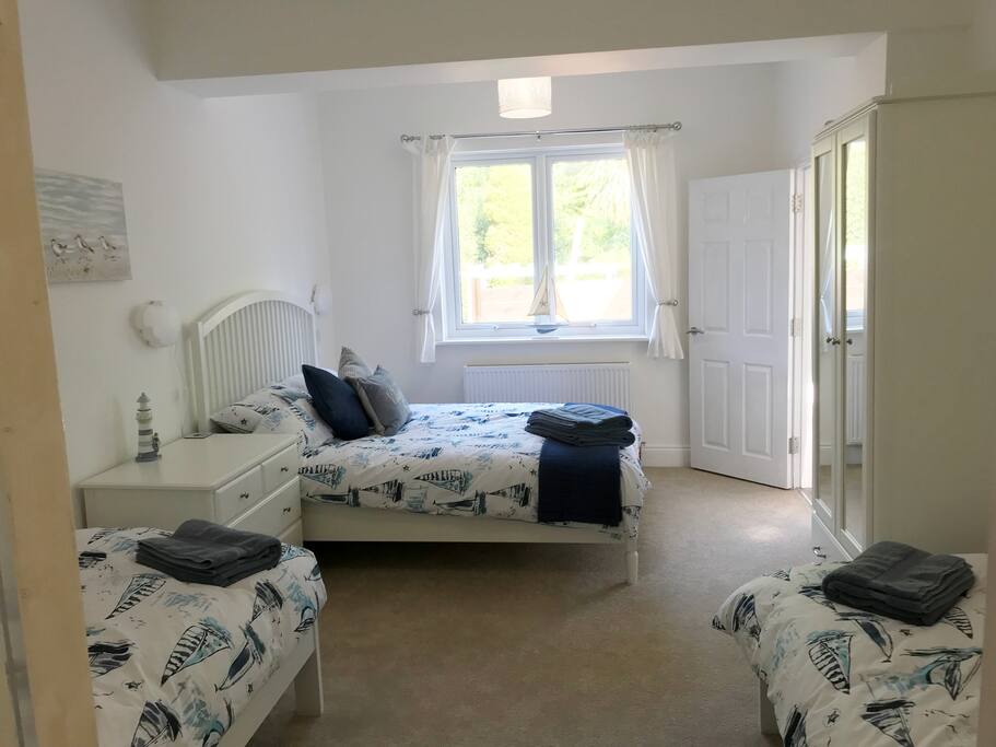 Spacious bedroom