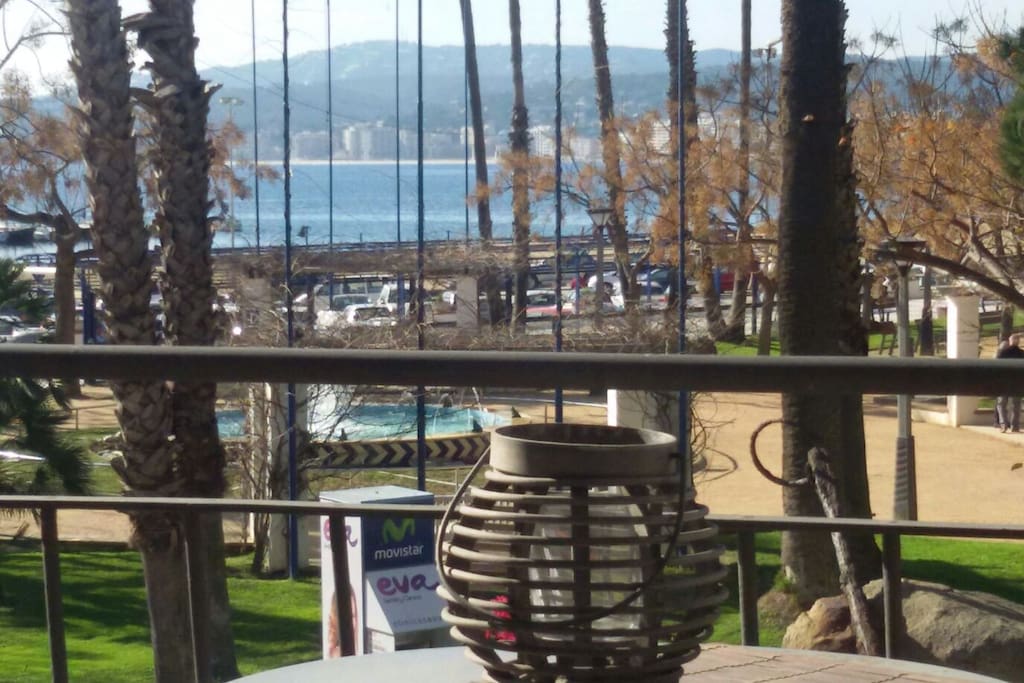 Terraza con vistas al mar