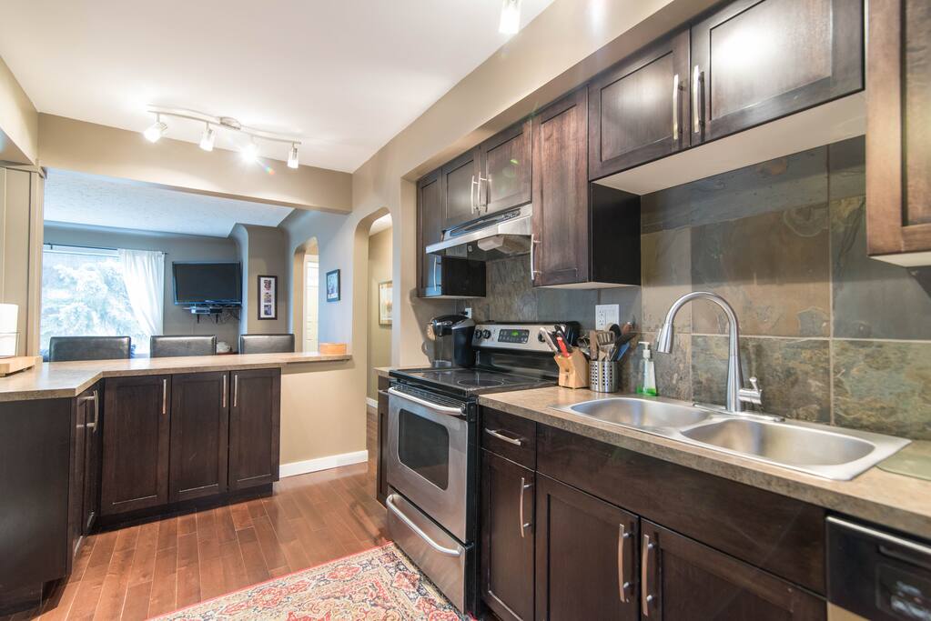Modern kitchen with open concept