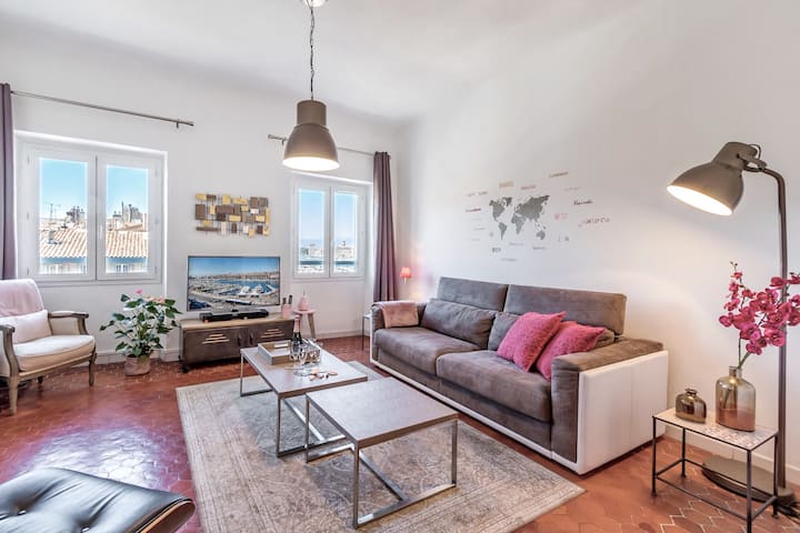 ★ Face Au Vieux Port 5* Superbe Vue Clim★ - Marsylia