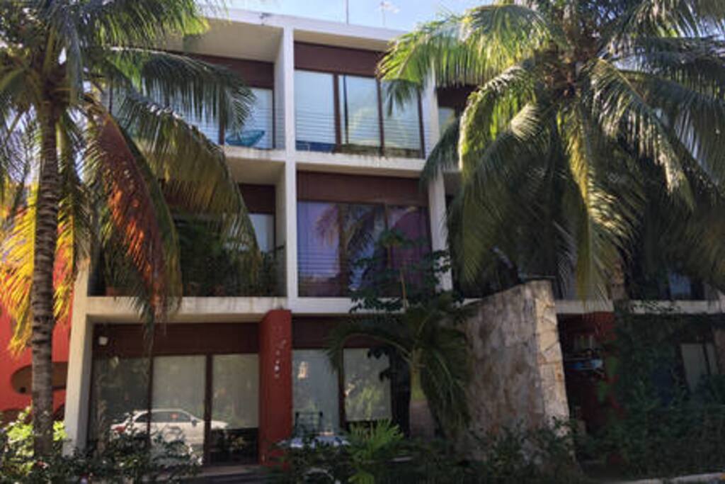 Front of the building