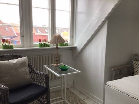 Lys centralt beliggende lejlighed