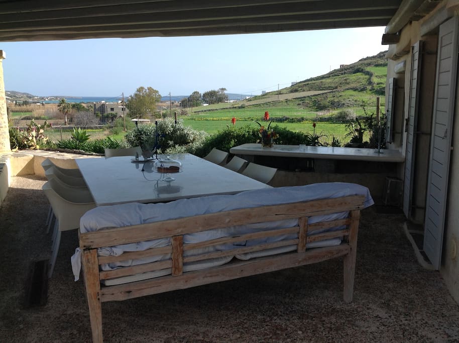 outdoor sitting area