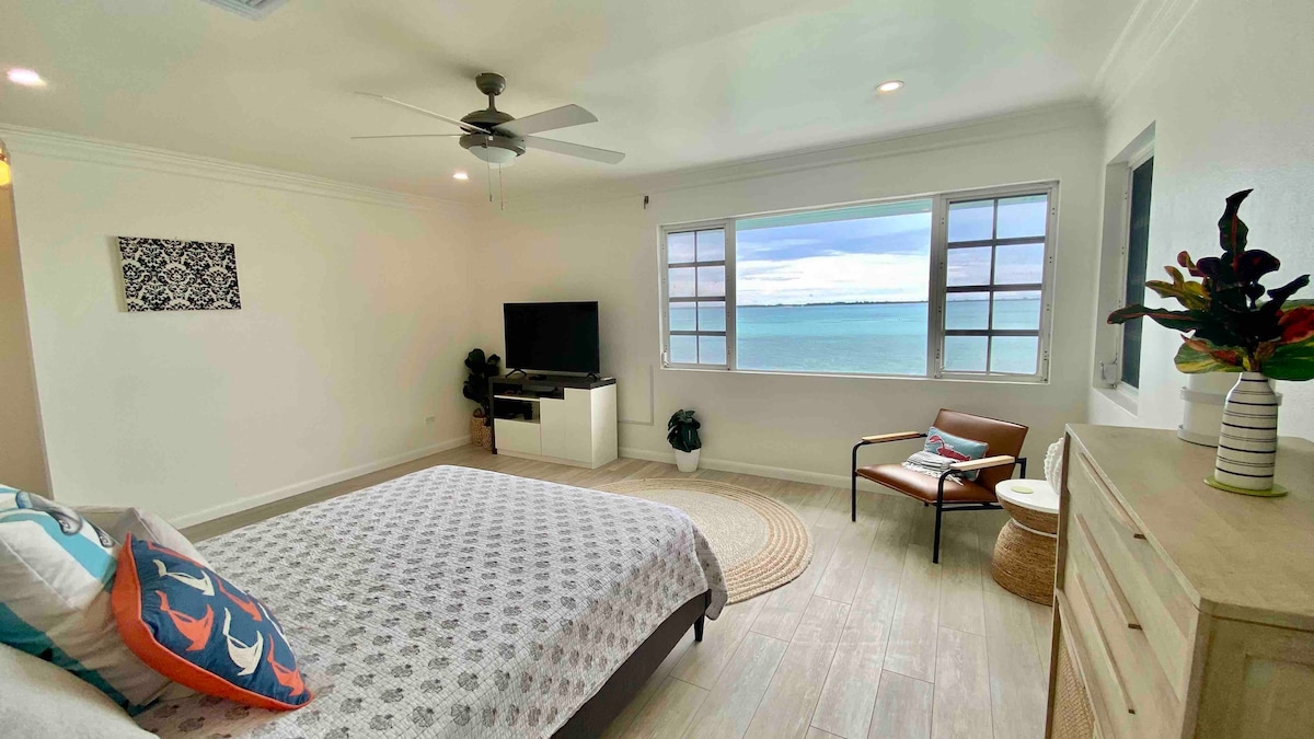 Wake up to sea views.
