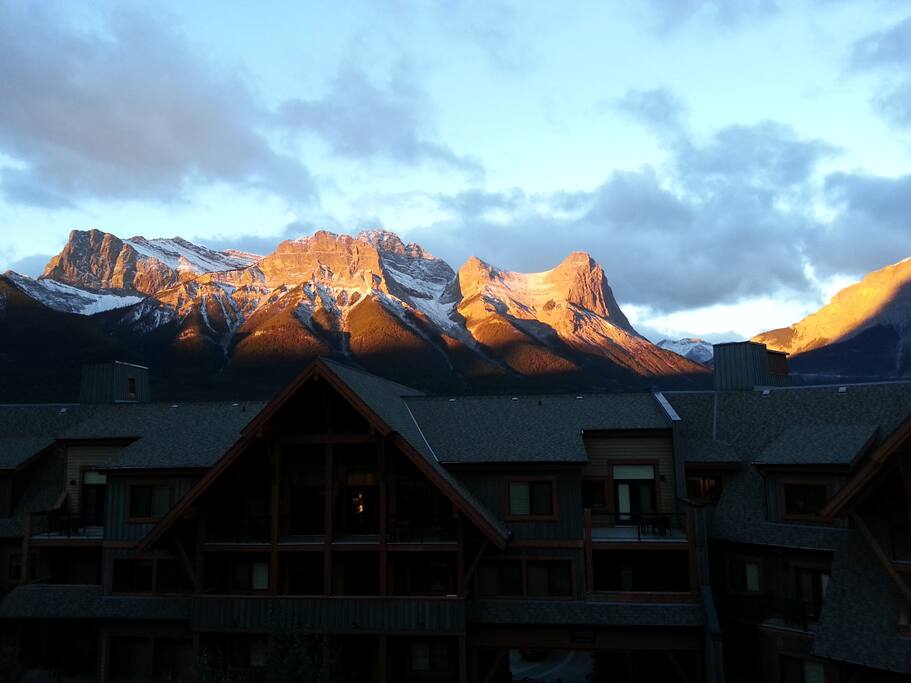 Sunrise taken from our deck.