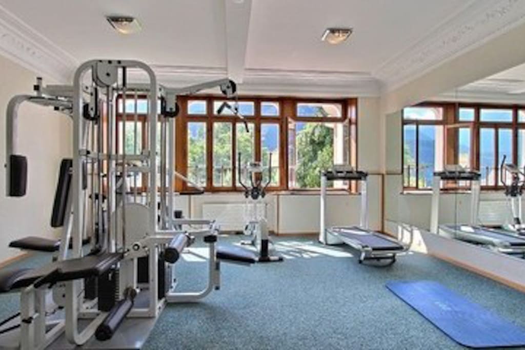 Salle de fitness professionnelle.