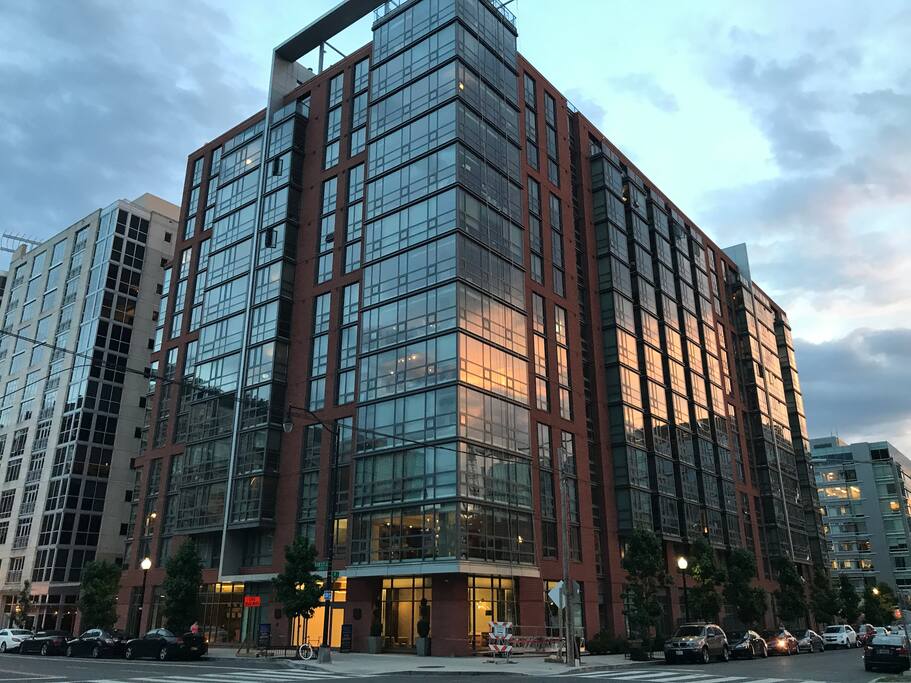 Exterior of building - brand new modern building