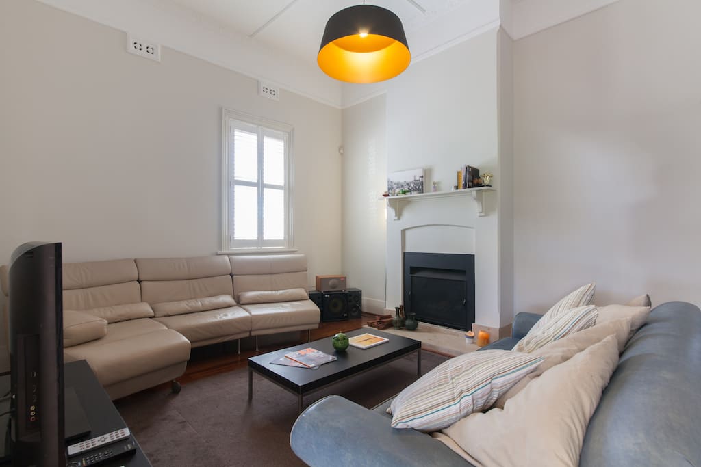 Lounge area with comfortable couches