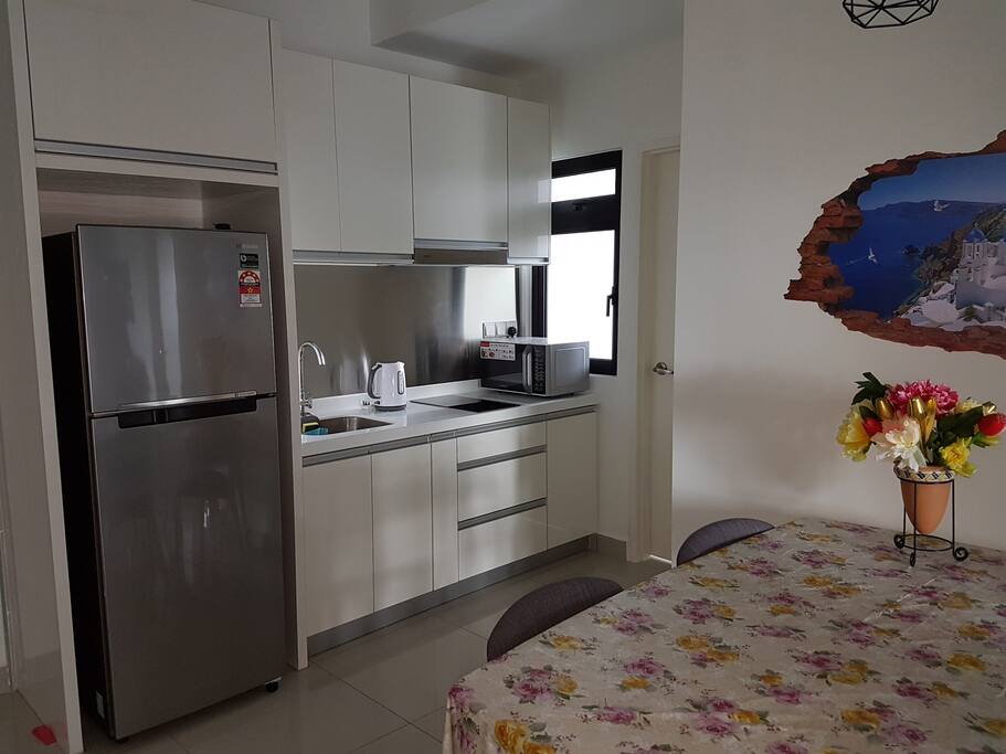 Open kitchen concept