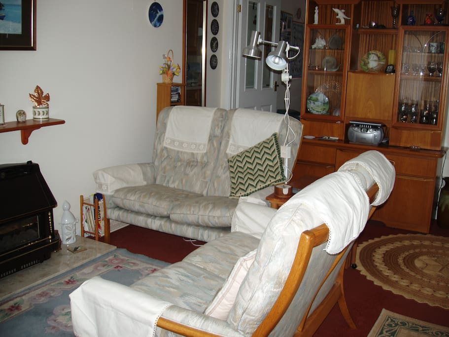Comfortably furnished living room