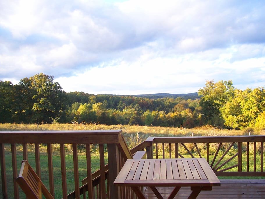 View from the deck