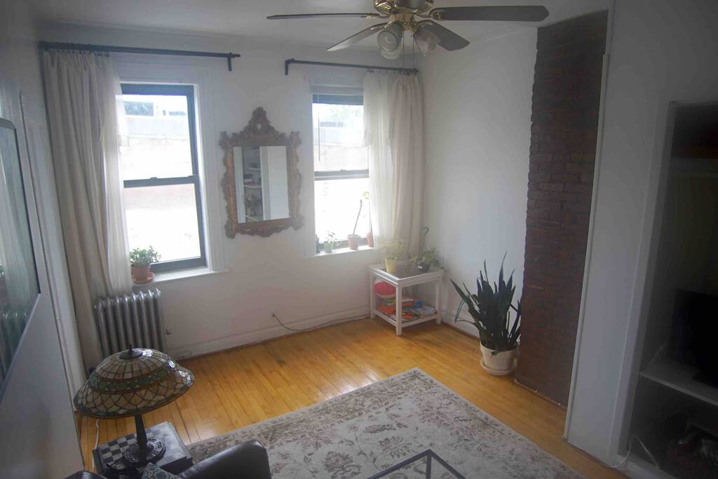 Living room. Comfy couch.