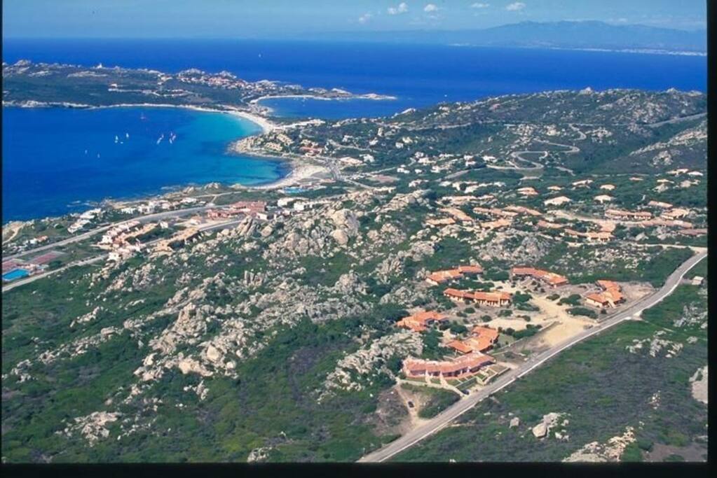 Baia Santa Reparata dall'alto