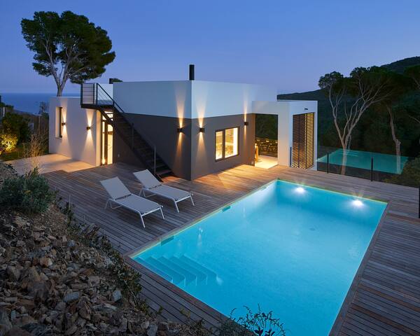 Villa, piscine, Vue mer, 8 lits, Begur, Espagne