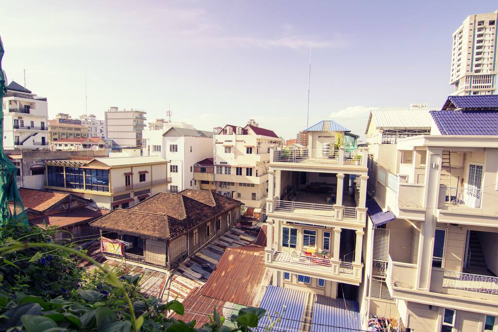 View from the terrace of the Russian Market neighborhood