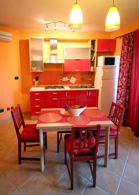 Livingroom-kitchen area