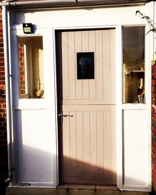 Porch door. This is the Main entry point into the property.