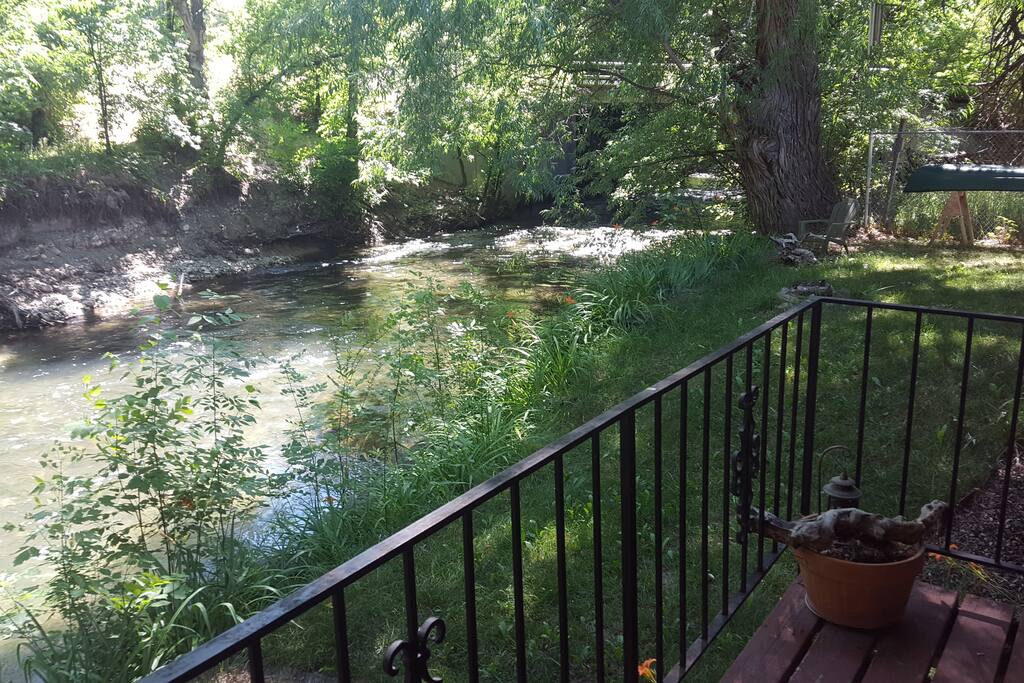 View from the deck, off the kitchen.
