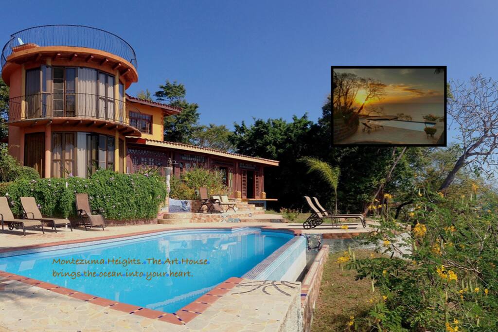 House and pool