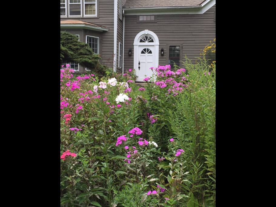 front entrance of main house