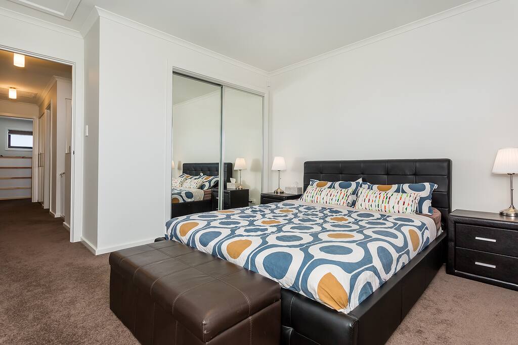 Main bedroom with ample storage.
