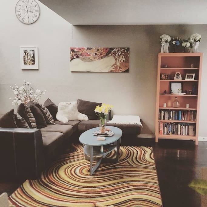 Extra large sofa lounge.