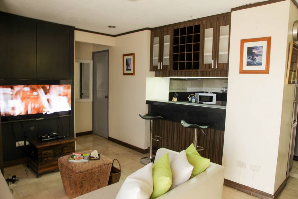 Living Area with Bar