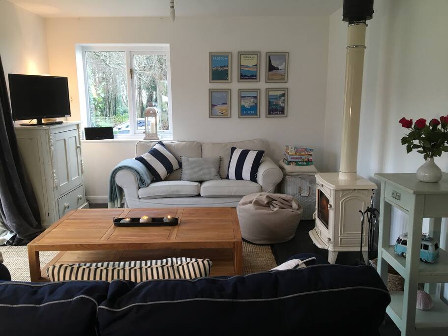 Lounge and Log Burner