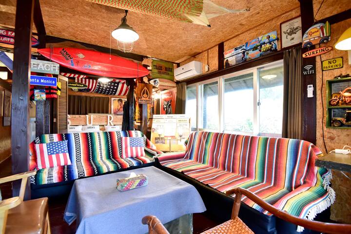 屋我地島にある大人の秘密基地 古民家貸切 縁結びのビーチまで車5分 古宇利島12分 美ら海30分 借りられる小屋 Nago 沖縄県 日本